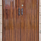 Antique Vintage Old Reclaimed Salvaged Mid Century Modern "Interstate Metal Products" Union Made Solid Metal Steel Cabinet Wardrobe Closet