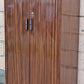 Antique Vintage Old Reclaimed Salvaged Mid Century Modern "Interstate Metal Products" Union Made Solid Metal Steel Cabinet Wardrobe Closet