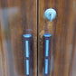 Antique Vintage Old Reclaimed Salvaged Mid Century Modern "Interstate Metal Products" Union Made Solid Metal Steel Cabinet Wardrobe Closet