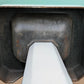 31"H Antique Vintage Old Salvaged Reclaimed 1932 White Porcelain Cast Iron Pedestal Bathroom Sink Art Deco Style