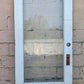 36"x84"x1.75" Antique Solid Wood Exterior Entry Door Full-Length Window Beveled Glass