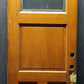 35.5"x93.5"x2" Antique Vintage Old Salvaged Reclaimed Wood Wooden Entry Exterior Door Window Wavy Glass Lite Pane