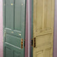 31.5"x79" Antique Vintage Old Reclaimed Salvaged Victorian Interior SOLID Wood Wooden Doors 5 Panels