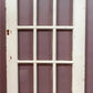 30"x79" Antique Vintage Old Reclaimed Salvaged SOLID Wood Wooden Interior French Swinging Door Window Wavy Glass