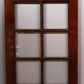 31"x76" Antique Vintage Old SOLID Wood Wooden Exterior French Door Window Glass