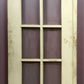 48"x78" Pair Antique Vintage Old French Double SOLID Wooden Wood Doors 20 Windows Glass