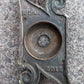 2.5"x7" Antique Vintage Salvaged Reclaimed Old "Reading Hardware Co" Art Nouveau Cast Bronze Door Bell Ringer Cover Plate