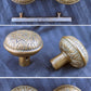 Pair Antique 1880 Vintage Old Salvaged Reclaimed Victorian Greek Revival Neo Grec Solid Cast Bronze CORBIN Doorknobs Door Knobs