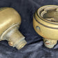 2 Pairs available Antique Vintage Old Salvaged Reclaimed Gothic Set SOLID Brass Quatrefoil Doorknob Door Knobs Plates Rosette Hardware