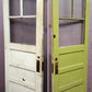 30x79.5" Antique Vintage SOLID Wood Wooden Exterior Entry Door Window Glass Lite