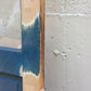 32"x79" Antique Vintage Old Reclaimed Salvaged SOLID Wood Wooden Entry Door 3 Window Glass 3 Panels