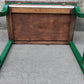 Antique Vintage Old Solid Wood Wooden Writing Desk Work Table Knee Hole Student