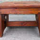 Small Vintage Antique Old Homemade Handmade Solid Pine Wood Wooden Table Foot Step Stool Plant Stand Side Accent Chair Seat Garden Bench