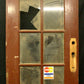 36"x77.5"x1.75" Antique Vintage Old Reclaimed Salvaged SOLID Wood Wooden Entry Door Window Glass Panels