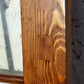 32"x78"x1.75" Vintage Antique Old Reclaimed Salvaged Wooden Side Back Exterior Entry Door Window Pane Glass Lite Pane