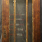 31.5"x79.5"x1.75" Antique Vintage Old Reclaimed Salvaged Wood Wooden Interior Entry Door 7 Windows Glass Lite Panel Craftsman Mission