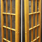 2 available 28.5"x80"x1.75" Vintage Old Reclaimed Salvaged SOLID Wood Wooden Exterior Interior French Door Glass