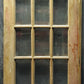 60"x78" Pair Antique Vintage Old Reclaimed Salvaged French Double Wood Interior Doors 30 Windows Glass Lites Panes