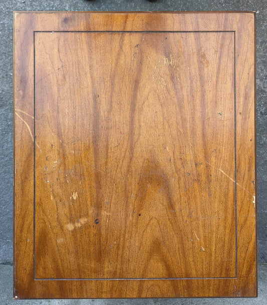 Vintage Old SOLID Wood Wooden Nightstand Night Stand Side End Accent Lamp Table Cabinet Storage