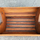 Vintage Old Country Goose Heart Solid Wood Wooden Box Crate Basket Bin Holder Storage Container