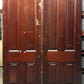 64"x87" Pair Antique Vintage Old Salvaged Reclaimed Victorian Double Wood Wooden Panels Interior Doors 4 Four Raised Panels