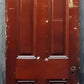 64"x87" Pair Antique Vintage Old Salvaged Reclaimed Victorian Double Wood Wooden Panels Interior Doors 4 Four Raised Panels