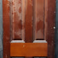 64"x87" Pair Antique Vintage Old Salvaged Reclaimed Victorian Double Wood Wooden Panels Interior Doors 4 Four Raised Panels