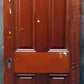 32"x79" Antique Vintage Old Salvaged Reclaimed Victorian Stained SOLID Wood Wooden Interior Door 4 Four Raised Panels