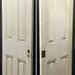 30"x79.5" Antique Vintage Old Salvaged Reclaimed Victorian SOLID Wood Wooden Interior Door 4 Four Raised Panels