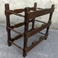 Vintage Old 9 Bottle SOLID Wood Wooden Wine Cellar Rack Holder Storage Table Stand