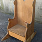27"H Vintage Old SOLID Pine Wood Wooden Toddler Child Childrens Kids Rocking Chair Rocker Handmade Homemade Home Hand Made
