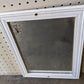 11"x15" Antique Vintage Old Solid Wood Wooden Hanging Wall Hanging Door Mirror Glass