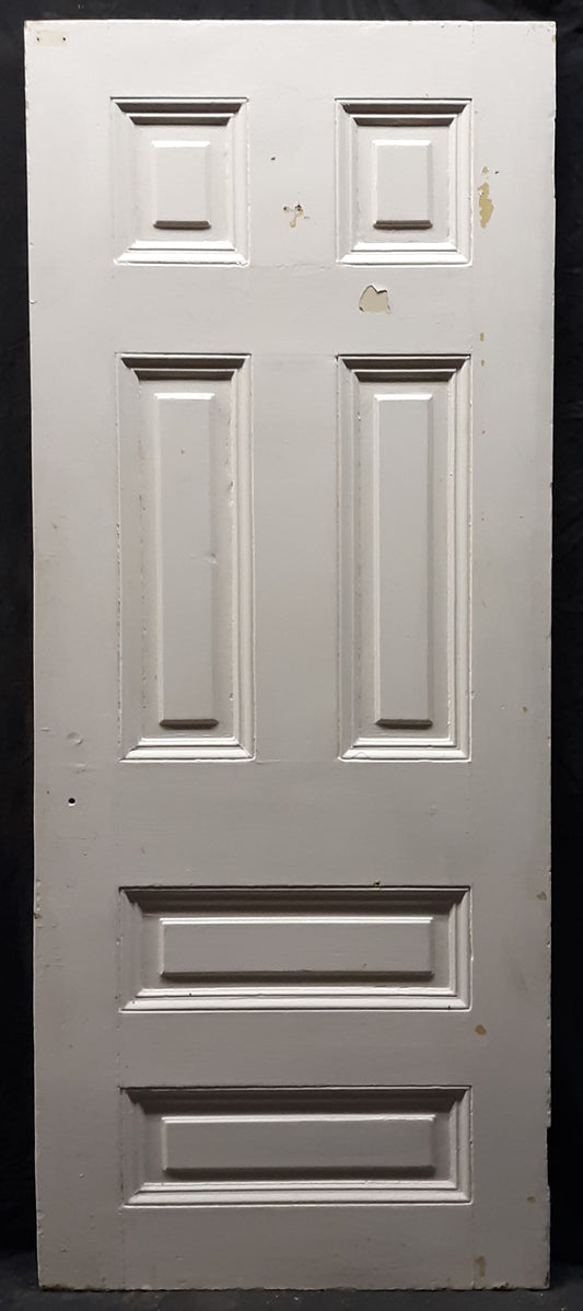 2 available 30"x78" Antique Vintage Old Reclaimed Salvaged Interior SOLID Wood Wooden Doors 6 Panels