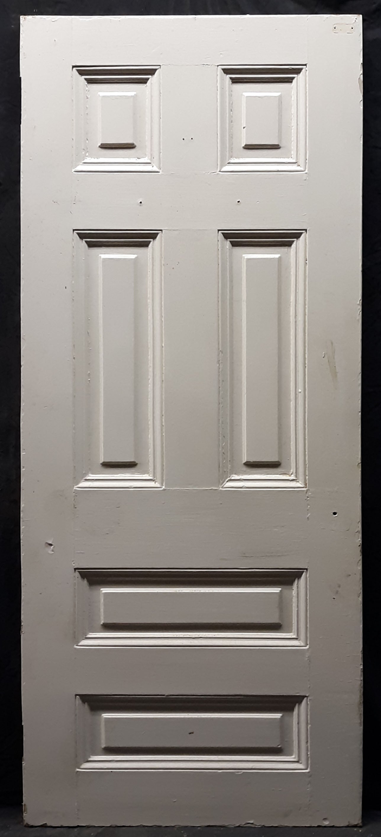 2 available 30"x78" Antique Vintage Old Reclaimed Salvaged Interior SOLID Wood Wooden Doors 6 Panels