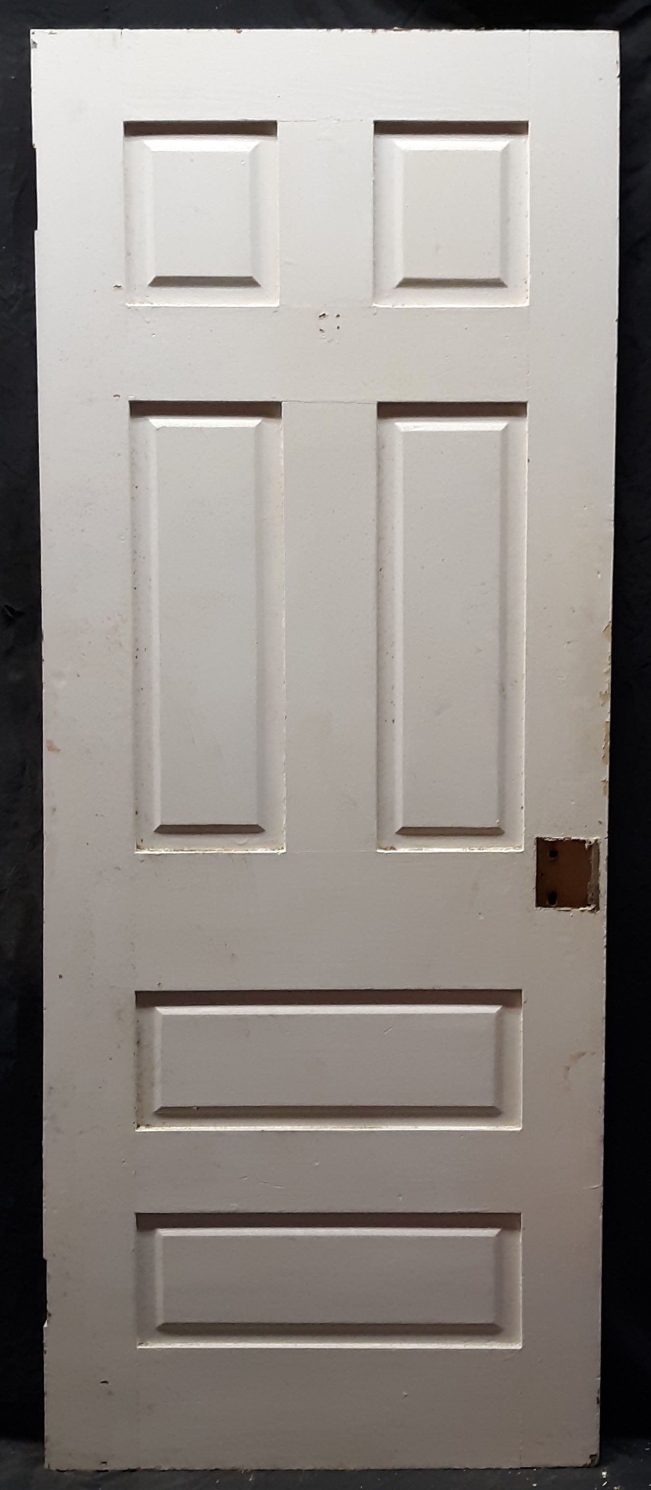 2 available 29.5x78.5" Antique Vintage Interior SOLID Wood Wooden Doors 6 Panels