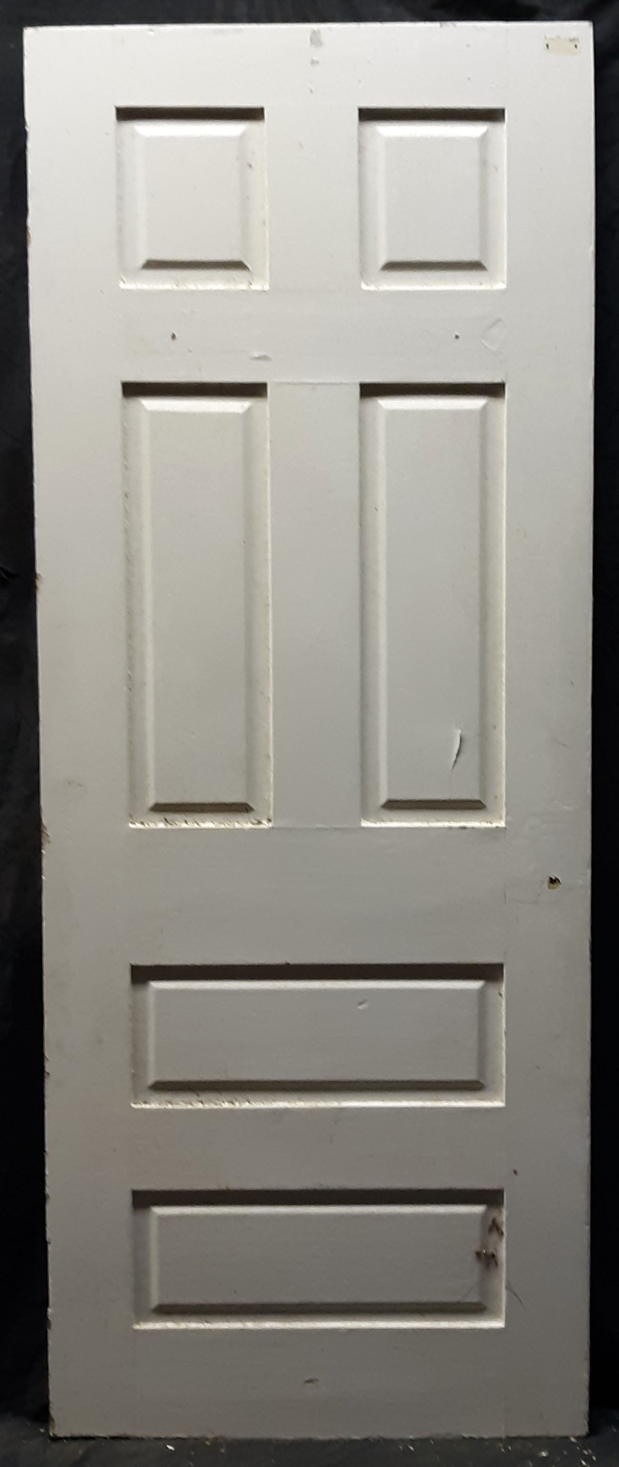 2 available 29.5x78.5" Antique Vintage Interior SOLID Wood Wooden Doors 6 Panels