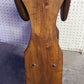 Vintage Antique Old SOLID Knotty Pine Wood Wooden Drop Leaf End Accent Side Lamp Table Shelf