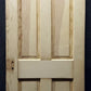 30"x77" Antique Vintage Old STRIPPED Reclaimed Salvaged Victorian SOLID Wood Wooden Interior Door 4 Panels