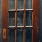 30"x83.5"x1.75" Antique Vintage Old Reclaimed Salvaged Wood Wooden Exterior French Door Window Beveled Glass