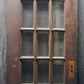 30"x83.5"x1.75" Antique Vintage Old Reclaimed Salvaged Wood Wooden Exterior French Door Window Beveled Glass