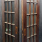 30"x83.5"x1.75" Antique Vintage Old Reclaimed Salvaged Wood Wooden Exterior French Door Window Beveled Glass