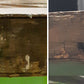 30"x83.5"x1.75" Antique Vintage Old Reclaimed Salvaged Wood Wooden Exterior French Door Window Beveled Glass