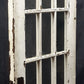 29.5"x80"x1.75" Antique Vintage Old Reclaimed Salvaged Wood Wooden Exterior French Door Window Beveled Glass