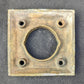2 available 2.5"x2.5" Vintage Antique Old SOLID Cast Brass Door Cylinder Mortise Key Hole Square Plate