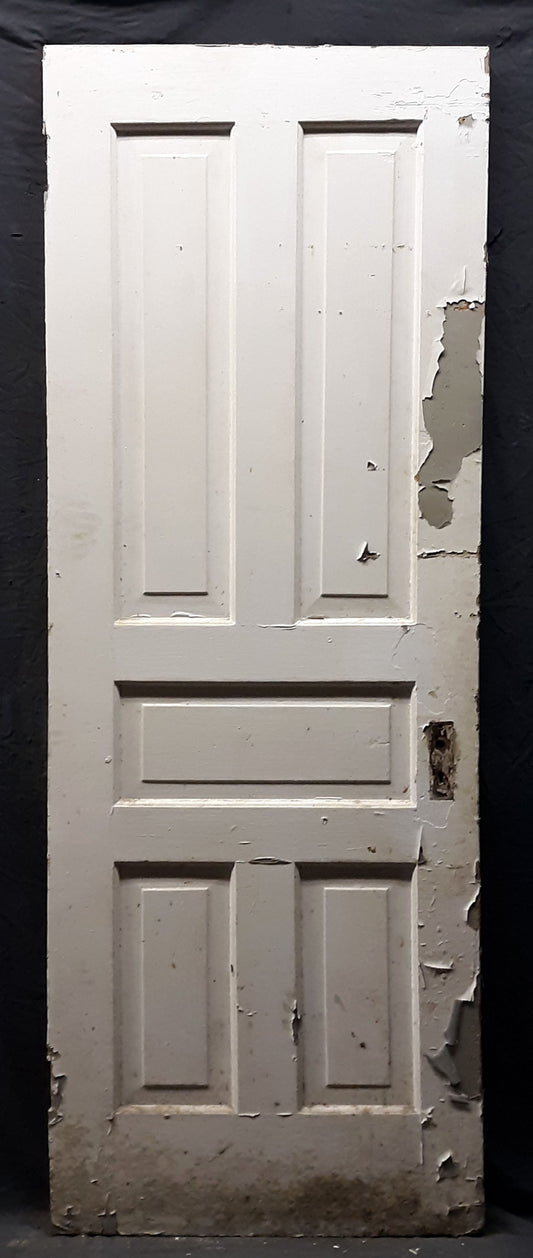 2 available 28"x80" Antique Vintage Old Reclaimed Salvaged SOLID Wood Wooden Interior Closet Doors 5 Panels