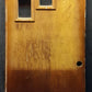 32"x78"x1.75" Vintage Antique Old Reclaimed Salvaged Wooden Side Back Exterior Entry Door Window Pane Glass Lite Pane