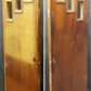 32"x78"x1.75" Vintage Antique Old Reclaimed Salvaged Wooden Side Back Exterior Entry Door Window Pane Glass Lite Pane