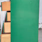 Green & Pink Vintage Old Mid Century Modern Antique Solid Wood Wooden Dresser Highboy High Boy Chest 5 Drawers