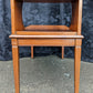 Vintage Antique Old Mid Century Modern Solid Wood Wooden Mahogany Side End Accent Lamp Table Shelf Nightstand Night Stand
