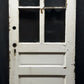 30"x77.5" Antique Vintage Old Reclaimed Salvaged SOLID Wood Wooden Exterior Entry Door Window Glass Lite